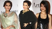 Sonam Kapoor, Malaika Arora Khan & Akshara Hasan At The Launch Of Jewellery Brand