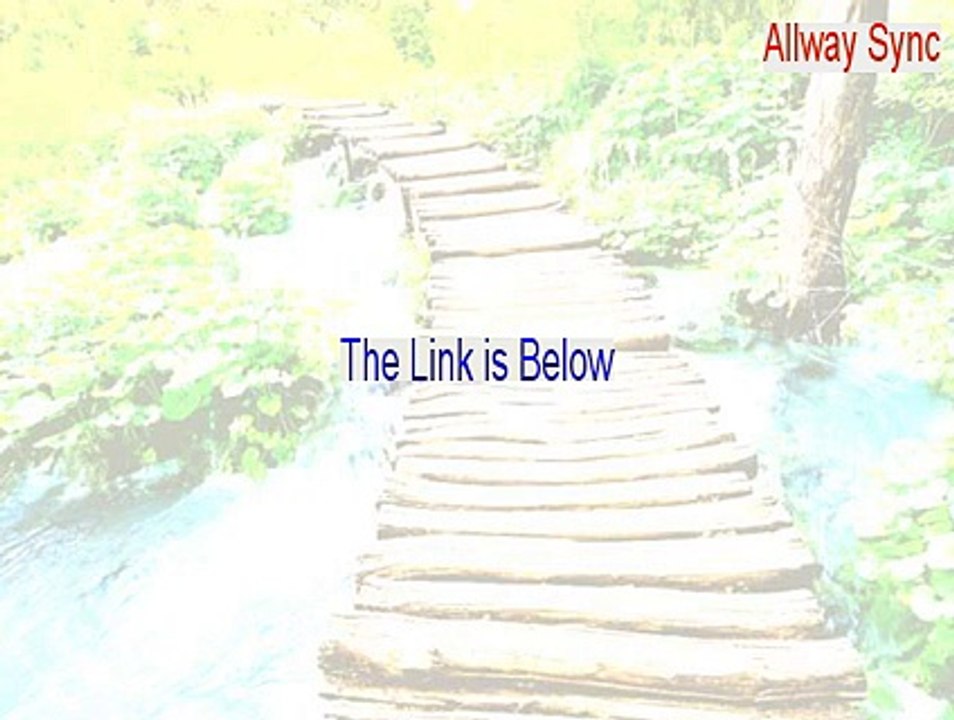 Allway Sync Download (allway sync memory allocation error)