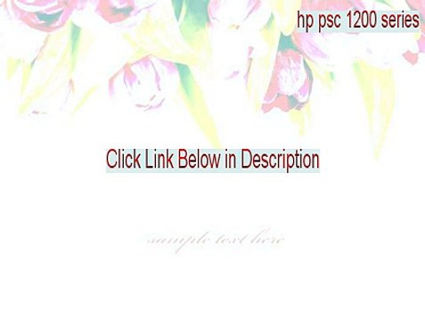 hp psc 1200 series Download (Download Now)