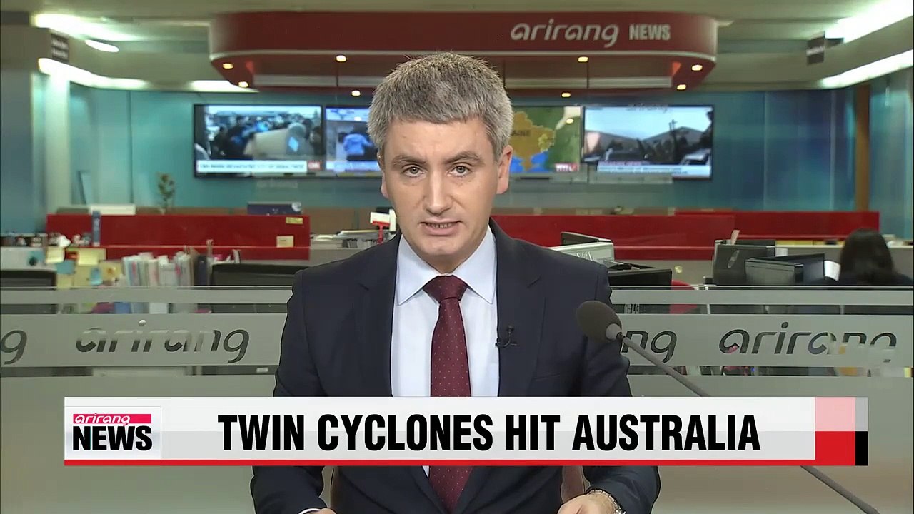 Twin cyclones slam northern Australia