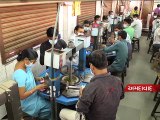 Swine Flu Menace Diamond industry workers wear masks - Tv9 Gujarati