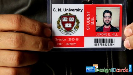 Simple steps for designing and printing ID cards