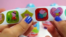 chocolate kinder surprise peppa pig eggs unboxing egg toys surprise opening (HD)