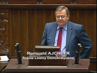 Poseł Romuald Ajchler - Wystąpienie z dnia 18 lutego 2015 roku.