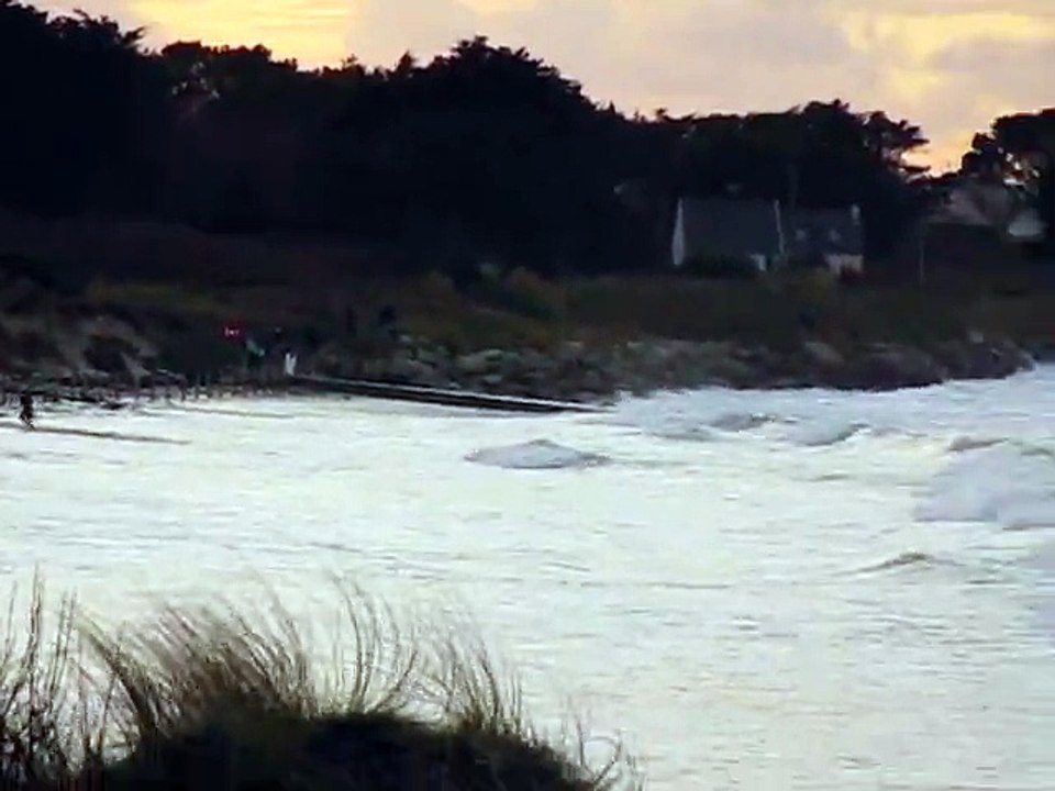 grande marée coef 118 à la Grève blanche
