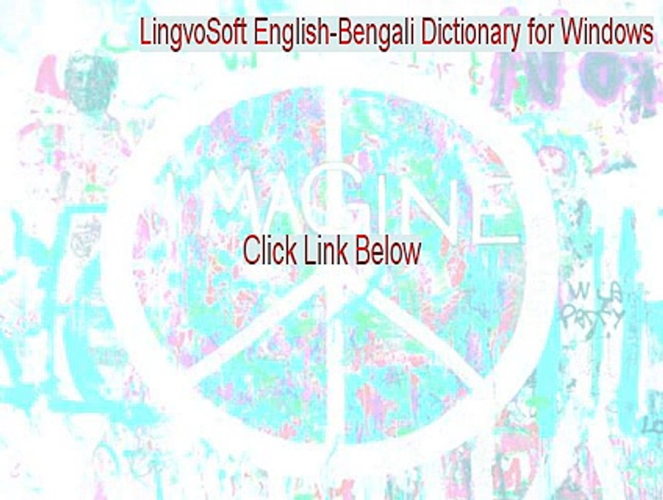LingvoSoft English-Bengali Dictionary for Windows Key Gen (Download Now 2015)
