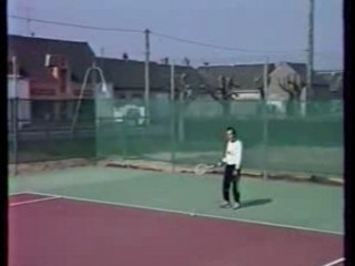 1990 - premiers cours de tennis à Bricy