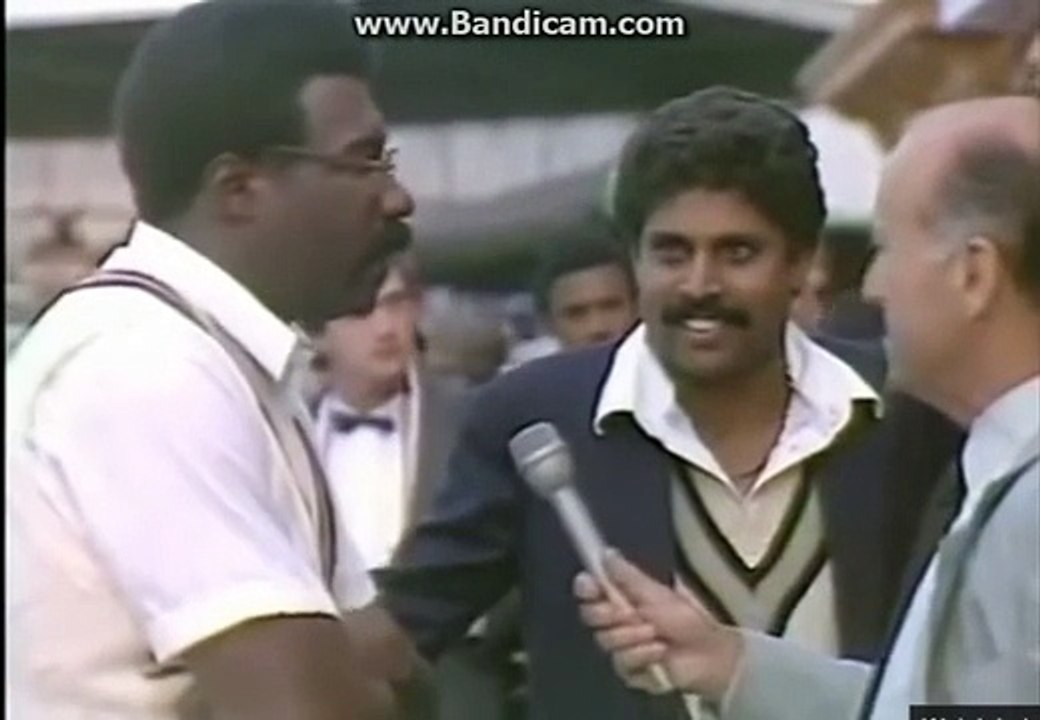 Kapil Devs Winning Interview Speech 1983 World Cup