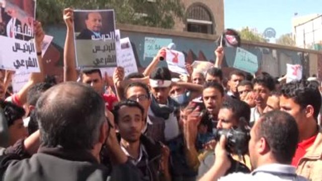 Yemen'de Husi Karşıtı Gösteriler