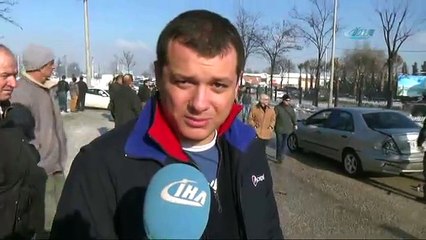 Onlarca araç birbirine girdi: 16 yaralı