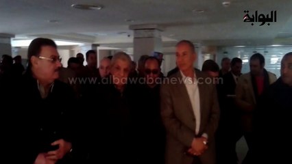 محلب يبدأ جولته بمتابعة أعمال تطوير ميناء "سفاجا" البحري