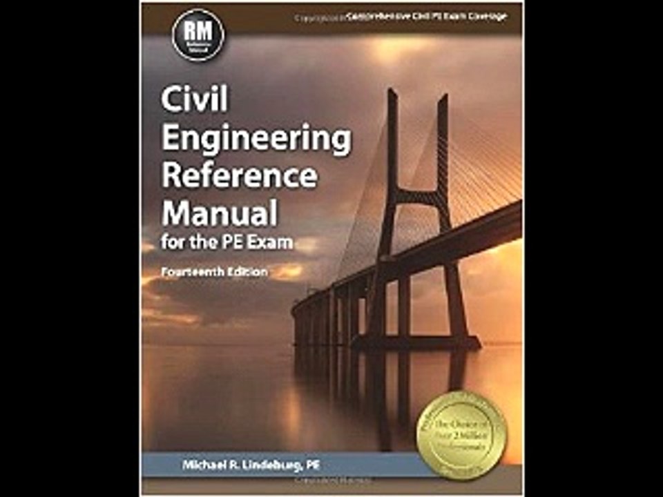 Civil Engineering Reference Manual for the PE Exam Michael R. Lindeburg PE PDF Download