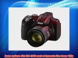 Nikon Coolpix P600  Appareil photo num?rique compact 16 Mpix Ecran 3 Zoom optique 60x Rouge
