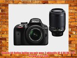 Nikon D3300 Appareil photo num?rique Reflex 24.2 Kit   Objectif AF-S DX VR II 18-55 mm   Objectif