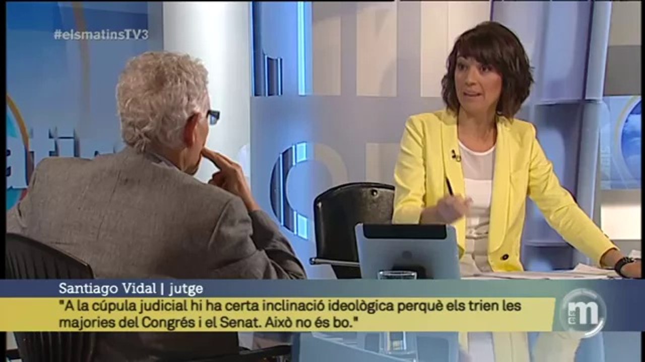 TV3 - Els Matins - Santiago Vidal: "Sempre he pensat i continuo pensant que estic actuant dintre de