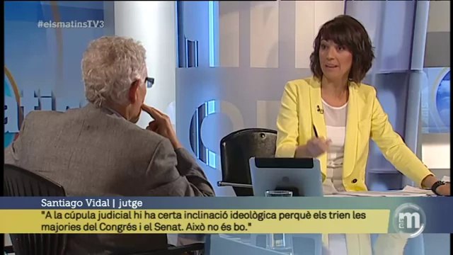 TV3 - Els Matins - Santiago Vidal: Sempre he pensat i continuo pensant que estic actuant dintre de