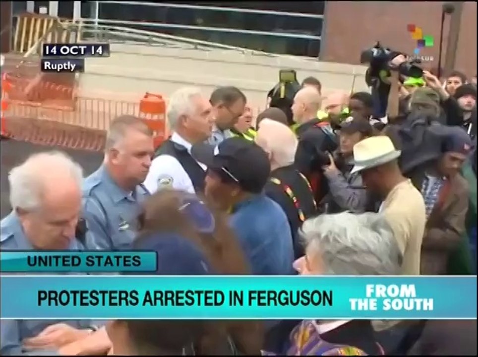 Protesters arrested in Ferguson