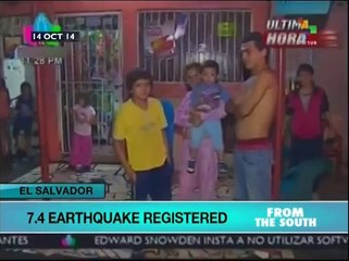 7.4 Temblor in El Salvador kills one