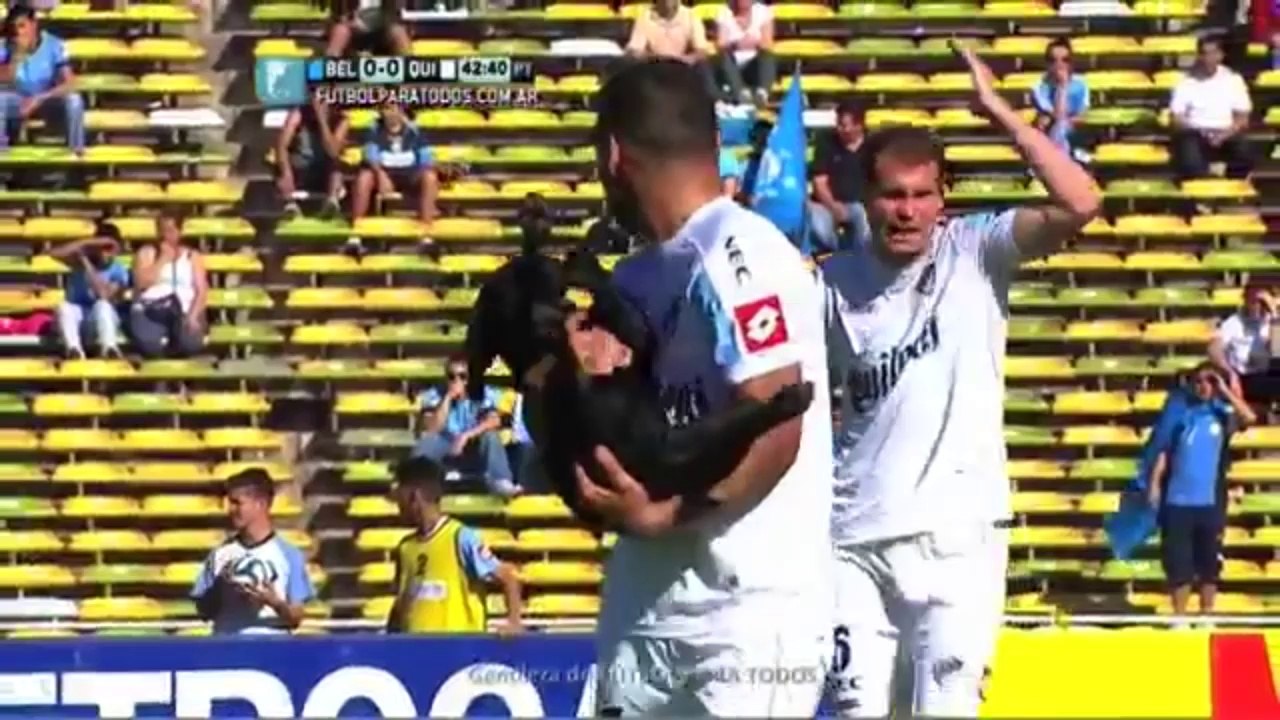 Cachorro invade campo em partida do Campeonato Argentino
