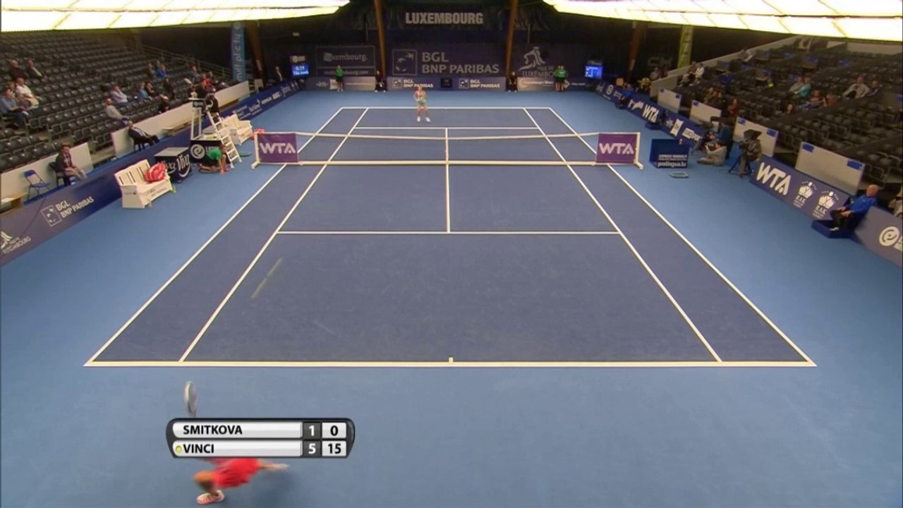 Luxemburg: Vinci kommt nicht ins Schwitzen