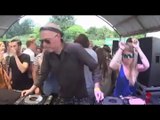 Girl Smells Her Pits At The DJ Booth