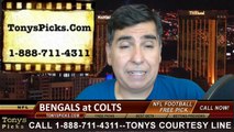 Indianapolis Colts vs. Cincinnati Bengals Free Pick Prediction NFL Pro Football Odds Preview 10-19-2014