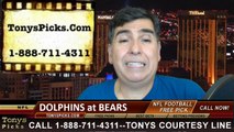 Chicago Bears vs. Miami Dolphins Free Pick Prediction NFL Pro Football Odds Preview 10-19-2014