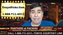 Green Bay Packers vs. Carolina Panthers Free Pick Prediction NFL Pro Football Odds Preview 10-19-2014