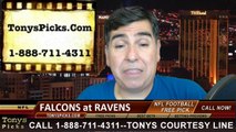 Baltimore Ravens vs. Atlanta Falcons Free Pick Prediction NFL Pro Football Odds Preview 10-19-2014