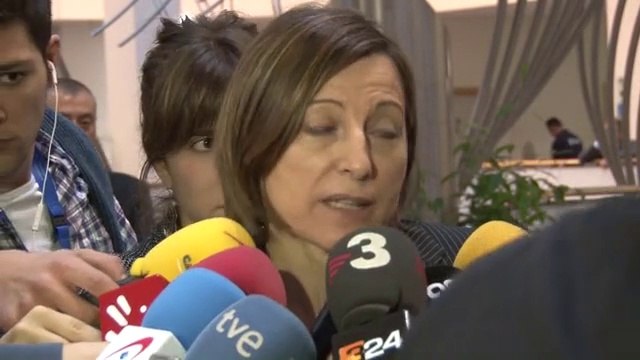 Carme Forcadell: 'Estem decebuts que els partits polítics no hagin sabut mantenir la unitat com la societat civil'