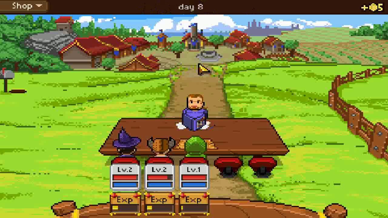 PC - Knights Of Pen And Paper +1 - Default Village - Quest 1