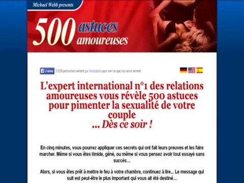 500 Astuces Amoureuses