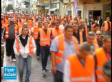 300 salariés des Travaux publics manifestent pour l'emploi à Troyes