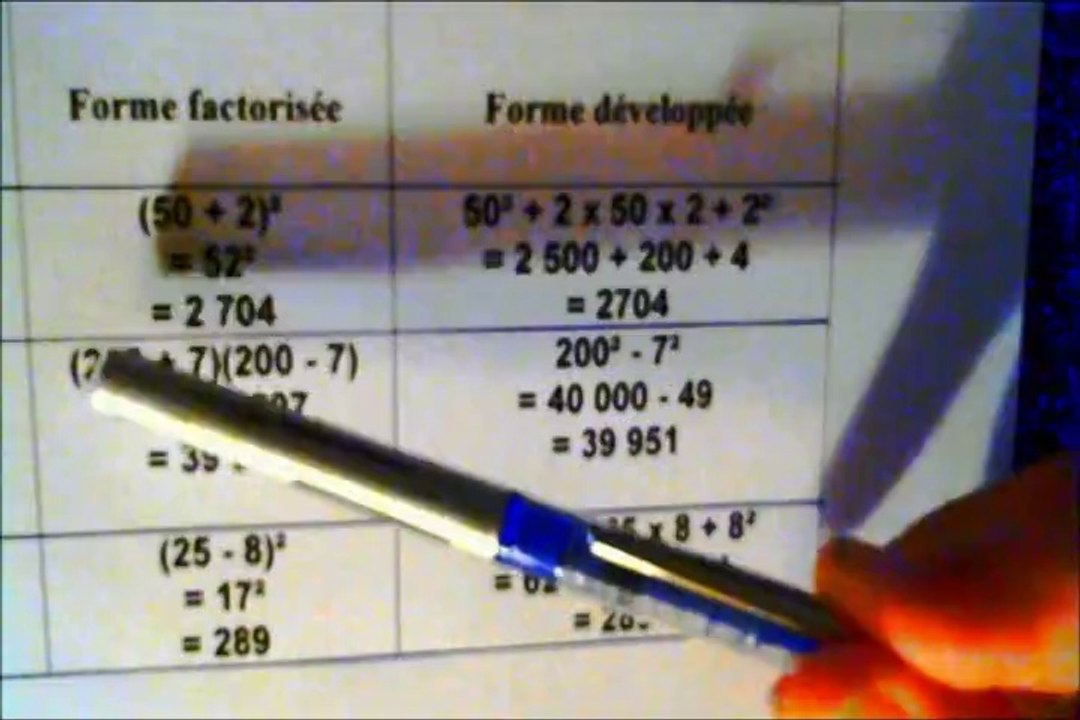 Contrôle - troisièmes - identités remarquables - cours et application numérique - partie 1 il y a 5 jours5 vues
