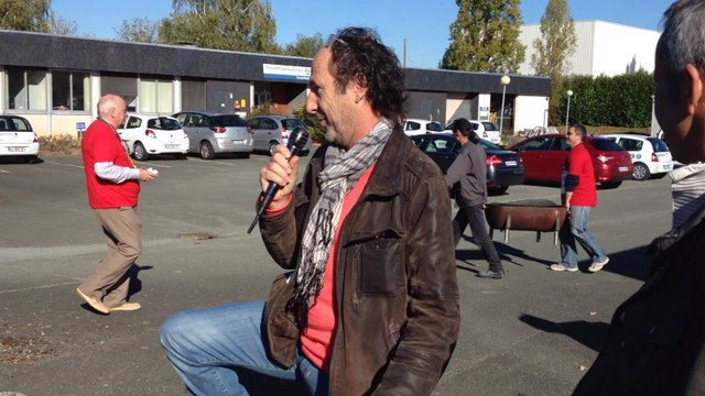 Les salariés de Thyssen en grève