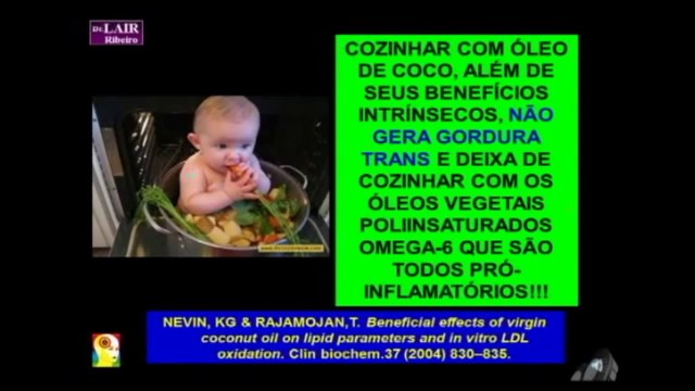 Dr Lair Ribeiro Os incríveis benefícios do óleo de côco