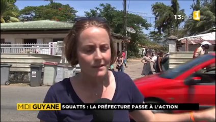 Expulsion des réfugiés à Cayenne