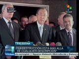 Ban Ki-moon visita Gaza y comprueba devastación de la ofensiva israelí