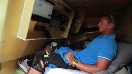 A bord du Class 40 Solidaires En Peloton