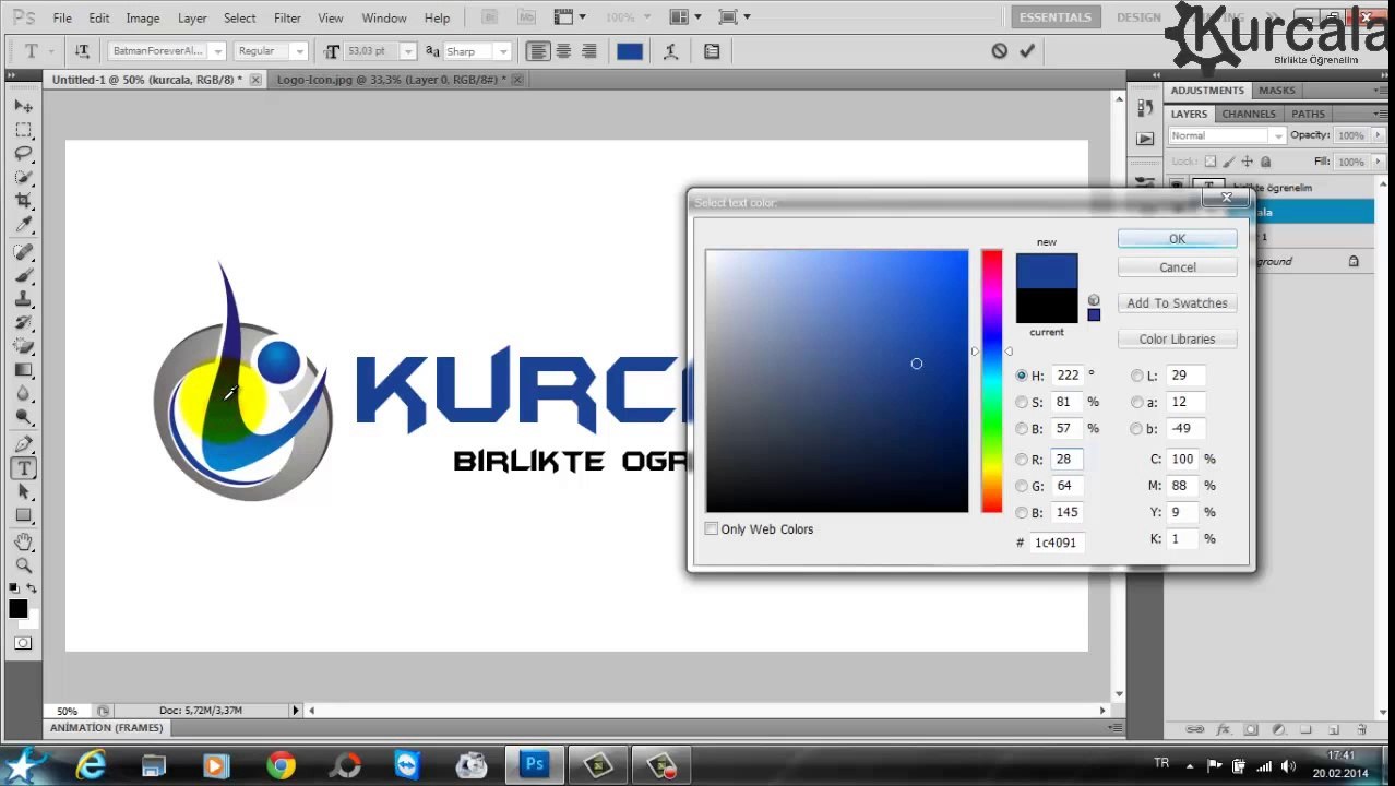 Photoshop ile Basit Logo Yapımı