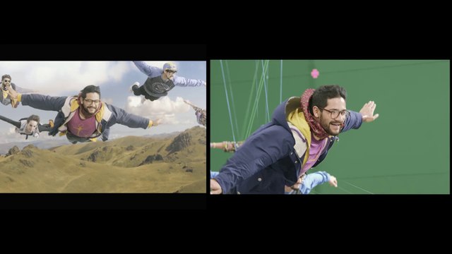 Detrás de cámaras comercial Entel Perú