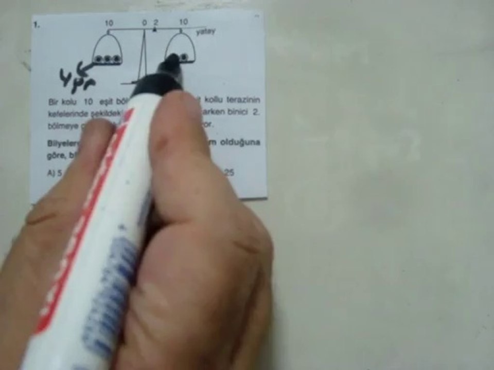 KÜTLENİN ÖLÇÜLMESİ  TEST 3  SORU 1