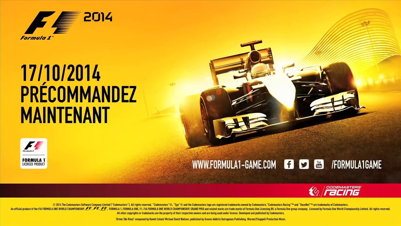 F1 2014 - Bande-annonce de lancement