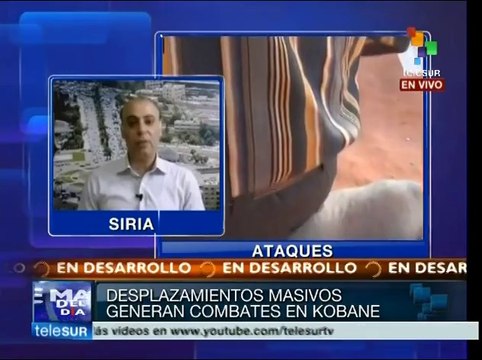 Milicias kurdas tratan de frenar al Estado Islámico en Kobane