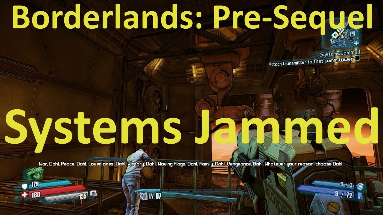 Attach Transmitters to Comms Towers in Systems Jammed in Borderlands: The Pre-Sequel