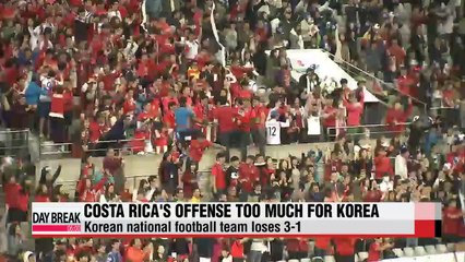 Korea vs Costa Rica friendly