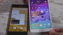 Samsung Galaxy Note 4 vs Sony Xperia Z3