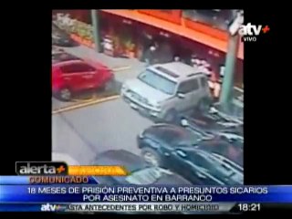 Prisión preventiva a presuntos sicarios de crimen en Barranco