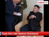 Kuzey Kore Lideri Bastonla Görüntülendi
