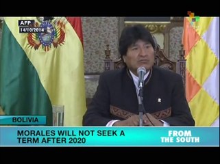 Morales will not seek another term in 2020